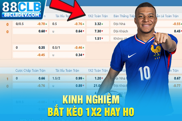 Hướng Dẫn Đọc Kèo Châu Âu & Mẹo Soi Tỷ Lệ 1X2 Bất Bại 2026 Kinh nghiệm bắt kèo 1X2 hay ho