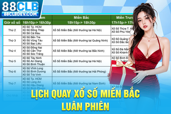 Xổ Số Miền Bắc Hôm Nay, Tra Cứu Kết Quả XSMB Nhanh 24/7 Lịch quay xổ số miền Bắc luân phiên
