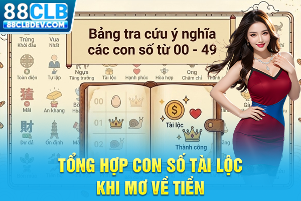 Tổng hợp con số tài lộc khi mơ về tiền